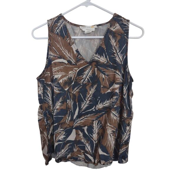 C&C California Tops - C&C California Tropical Print Blouse Medium 100 Percent Lyocell Vacation